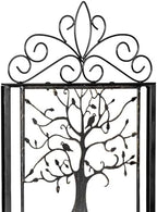 Evergreen Garden Tree of Life Metal Lattice Trellis with Plant Stand, Iron Trellis Lattice for Climbing Plants, Floor Plant Stand Indoor and Outdoor for Patio, Porch, Garden - Image 5