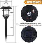Dynaming 6 Pack Dual Use Solar Path Lights Outdoor, Hanging Lantern Solar Garden Lights with Edison Bulb, Landscape Lighting, Waterproof & Auto On/Off for Patio Pathway Walkway Driveway, Warm White - Image 2