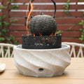 Outdoor Tabletop Fire Pit Small Fire Stove for Balcony 11.42" by Unknown