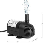 12V-24V DC Brushless Submersible Water Pump 196 GPH for Solar Fountain Hydroponics and Aquaponics - Image 3