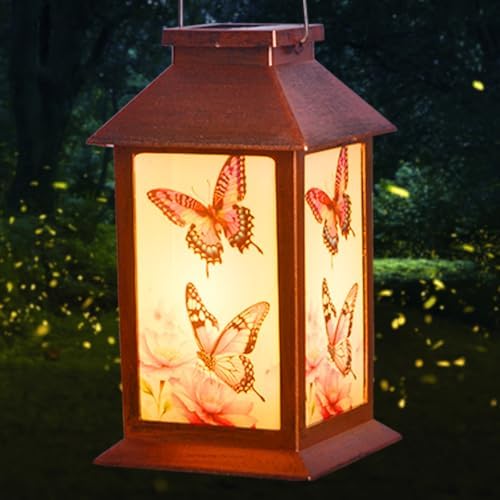 SHANGTIANFENG Butterfly Solar Lamp - Waterproof Hanging Solar Light for Outdoor Courtyard, Ideal Gift for Mom, Grandma, Sisters and Women on Christmas, Mother's Day and Thanksgiving - Image 4