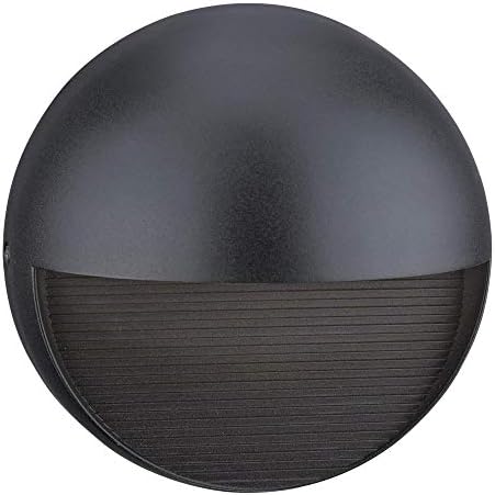 Westinghouse 6579000 Winslett Transitional One-Light Dimmable LED Outdoor Wall Light Sconce, Dark Sky Friendly, Textured Black Finish, Frosted Glass (Pack of 4) - Image 4