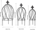 3PCS Metal Trellis Set for Climbing Plants - Indoor & Outdoor Decor - Image 2