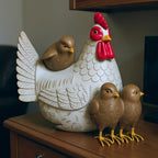 Outdoor Chicken Statue for Garden, Yard & Flower Bed Decor - Image 2