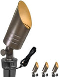 MALORY Solid Brass Landscape Spotlight 4-Pack with 5W MR16 Bulb(S05) by MALORY