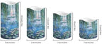 Claude Monet Poster LED Flameless Candles with Realistic Flickering Flame Battery Operated Outdoor Pillar Candles (4 Pack) Decorative Lighting for Patio Yard Garden & Porch Decor - Image 2