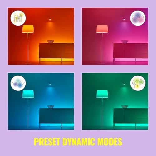 WiZ Connected 120W PAR38 Color LED Smart Bulb - Pack of 6 - E26 - Indoor/Outdoor - Connects to Wi-Fi - Control with Voice or App - Works with Google Home, Alexa & Siri - Image 4