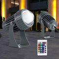 10W LED Spotlight Beam Light - Outdoor Wall Washer with Narrow Beam Angle, Ideal for Landscape Lighting and Building Exterior Illumination, Long-Lasting Roof Projector. by Unknown