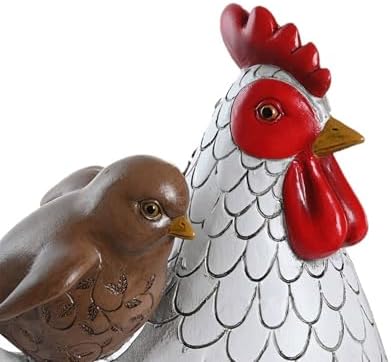 Outdoor Chicken Statue for Garden, Yard & Flower Bed Decor - Image 6