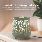 Homedics Indoor Relaxation Fountain with Light & Natural Sound (Green) - Image 4