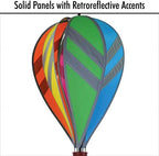 In The Breeze 0985 Retroreflective Rainbow Hot Air Balloon-6 Panel Wind Decoration - Image 2