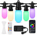 50FT RGBW Outdoor String Lights, Color Changing Patio Lights by Unknown