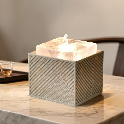 Tabletop Water Fountain - Desktop Waterfall Fountains Indoor by JUEZHEN