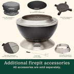 Cuisinart Outdoor Fire Pit, Cleanburn Smokeless System, Wood Burning, 24" - Image 6