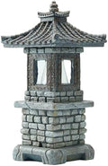 Pagoda Garden Statue, Solar-Powered Pagoda Garden Statue Auto-on Led Lantern for Zen Outdoor Decor, Dark Gray by Unknown