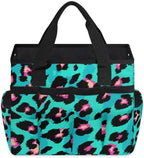 Leopard Pink Garden Tool Bag Tote for Men Women Multiple Pockets Wide Mouth Heavy Duty Waterproof Tool Organizer Bag for Outdoor Lawn Yard Portable Gardening Storage With Elasticbands by Unknown