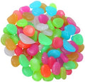 COHEALI 500pcs Glow the Dark Landscaping Pebbles Resin Garden Decorative Stones Recharge in Sunlight, Easy to Use Glowing Yard Stones for Outdoor Landscaping and Pond Random Color by COHEALI