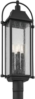 Kichler Harbor Row 4-Light Outdoor Post Light, Textured Black by KichlerLighting