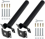 Solar Lighting Mounting Bracket Extension Pole Kit, 2 Pack Black by UNDADE