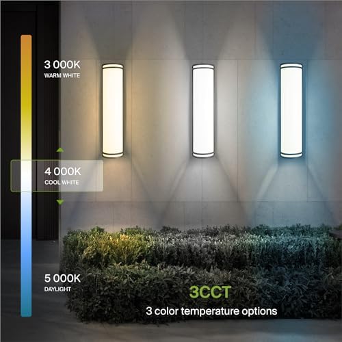 ASD LED Outdoor Sconce Lights, Bronze 3000K 4000K 5000K ETL - Image 5