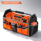 19 Inch Open Tool Tote Bag with Heavy-Duty Handle for Electrician - Image 6