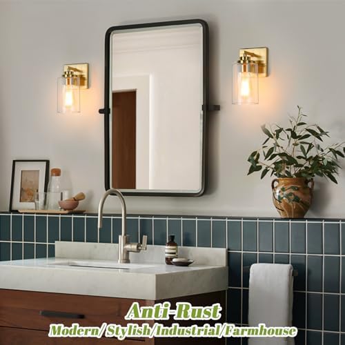 VerRon Modern Vanity Lights, Gold Bathroom Light Fixtures - Image 3