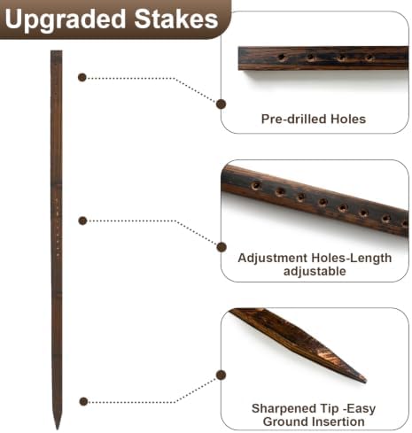 Avalution Decorative Garden Fence Outdoor,Total 12in(H) x 11.6 ft(L) 2 Pack - Image 4