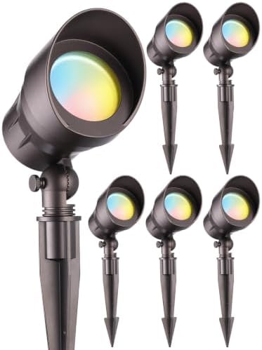 LEONLITE 6-Pack 5CCT 5W 12-24V Low Voltage LED Spotlight Oil Rubbed Bronze by LEONLITE