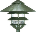 Nuvo SF76/636, Outdoor Pathway Light, Three-Louver Hood, Green, 120V by Nuvo