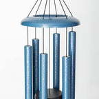 Corinthian Bells by Wind River - 30 inch Sky Blue Wind Chime for Patio, Backyard, Garden, and Outdoor Decor (Aluminum Chime) Made in The USA - Image 3