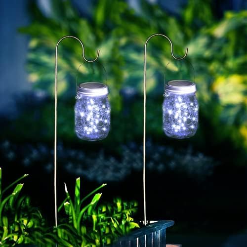 30 LED 12 Packs Solar Lights for Mason Jars（No Jar） Lids String Fairy Lights Solar Lantern Hanging Lights for Patio Yard Garden Wedding Decor Cool White - Image 6