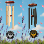 Personalized Baby Memorial Wind Chime – “Listen to The Wind, I’m There” Custom Name & Date – Infant Loss Sympathy Gift – Angel Wings Remembrance Windchime for Parents, Garden or Indoor Tribute - Image 5