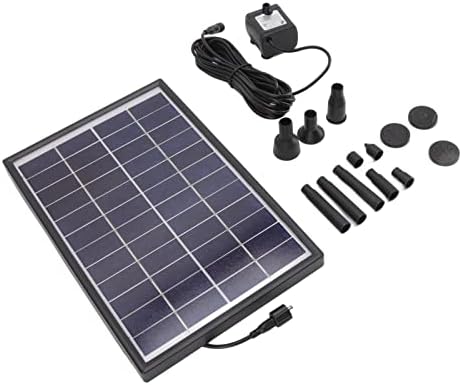 Solar Fountain Pump 12V 6W ABS AntiClogging Filter Solar Powered for Floating Decorations - Image 5