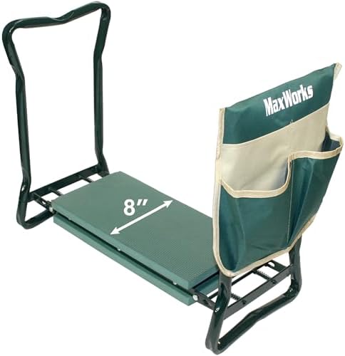 MaxWorks Folding Garden Kneeler Seat Stool and Tool Pouch - (50921) - Image 3