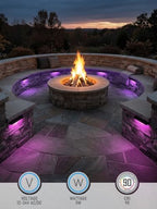 LEONLITE 8-Pack RGBCW 7 Inch LED Hardscape Lighting, Color Changing - Image 3
