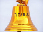 Hampton Nautical BL-2019-7BR-T Brass Plated Titanic Ship's Bell 9" - Nautical Decor - Nautical Home Decoration - Image 5