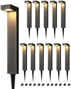 EDISHINE Low Voltage Pathway Light Wired, Outdoor Landscape Lighting 12pack by EDISHINE