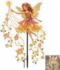 Enchanted Flower Fairy Solar Garden Light, Outdoor Figurine Statue with LED by Unknown