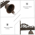Iron Door Bell Manually Shaking Wall Hanging Decor - Image 4