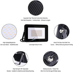 MIHEAL 110V 2 Pack 100W LED Flood Light, Warm White 3000K, IP68Waterproof Super Bright Security Lights, Outdoor Floodlight for Yard, Garden, Playground, Basketball Court - Image 3
