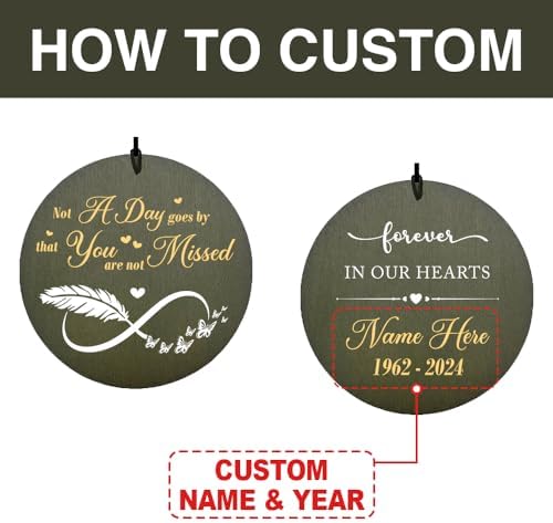 Personalized Memorial Wind Chimes Feather Mourn Wind Chimes - Image 2