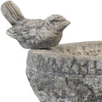 BestNest Athens His Eye is on The Sparrow Bird Bath, Pre Aged - Image 6