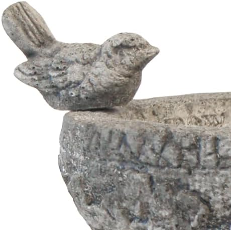 BestNest Athens His Eye is on The Sparrow Bird Bath, Pre Aged - Image 6