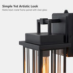 2-Pack Outdoor Wall Sconce, 15”Dusk to Dawn Wall Lights - Image 4