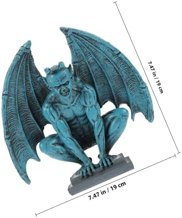 Gothic Resin Gargoyle Statue Garden Decor Figurine for Xmas Halloween - Image 2