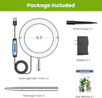 Kullsinss 6.3in Grow Light, Full Spectrum Plant Lights for Indoor Growing - Image 7