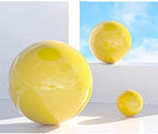25cm/10 inch Garden Sphere Mirror Gazing Ball,Yellow Stainless Steel Polished Reflective Smooth Hollow Globe Ball,Durable Colorful and Shiny Decorations Addition to Garden Patio Yard Home - Image 2