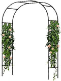 Garden Arch Trellis, 7.9FT Metal Arbor Archway for Climbing Plants Outdoor by OnlyGarden