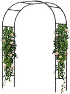 Garden Arch Trellis, 7.9FT Metal Arbor Archway for Climbing Plants Outdoor by OnlyGarden