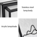 Outdoor Bollard Light, LED Landscape Pathway Lamp, IP55 Exterior Lighting Fixture, Stainless Steel Frame, PMMA Light Panel, Modern Garden Walkway Patio Courtyard Park Lawn Driveway Area - Image 4
